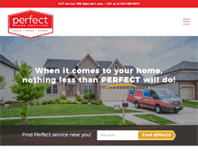 Tablet Screenshot of perfecthomeservices.com